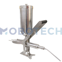 Machine manuelle de remplissage de crème 5L avec fonction d'aspiration arrière, pour pâtisseries, éclairs, beignets, pains et garnitures.