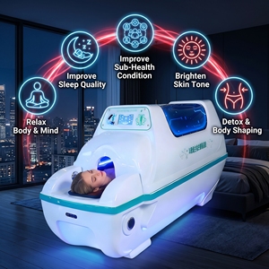 Cápsula de Bienestar con <span class=keywords><strong>Resonancia</strong></span> Inteligente IA, Cabina de Spa LED de <span class=keywords><strong>Cuerpo</strong></span> Completo para Salón de Belleza - Product Image 2