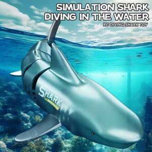 RC Shark T14 Mini High Simulation Remote Control Diving Shark <b>Swimming</b> Pool Fishbowl <b>Toys</b> Birthday Gifts for Kids - Product Image 2