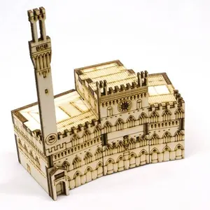 Puzzle en bois 3D WOODART Fabriqué en Italie  merchandising personnalisé - Product Image 1