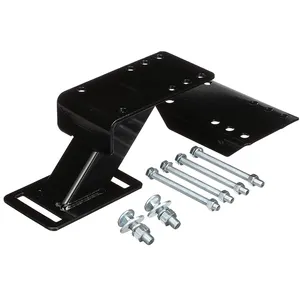 JH-Mech Spare Tire Carrier for Boat Trailer Side Mount Heavy Duty Carbon Steel Front and Back Hitch Tire Carrier