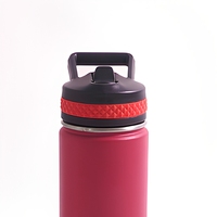 Bouteille d'eau isotherme Jiahe 350 ml en acier inoxydable à double paroi, anti-fuite, sans BPA - Boisson froide pour écoliers, filles, sport