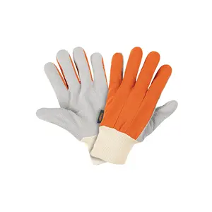 Guantes de cuero y lona BOX 6, uso ligero, talla única, TRUPER - Product Image 1