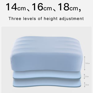 <span class=keywords><strong>Oreiller</strong></span> <span class=keywords><strong>plat</strong></span> en mousse à mémoire de forme de sommeil profond poids élevé pour les dormeurs du dos de l'estomac - Product Image 3