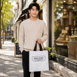 Bolsas <span class=keywords><strong>TDG</strong></span> con Logotipo Impreso Personalizado, <span class=keywords><strong>Bolsa</strong></span> de Compras Reutilizable Ecológica de Tela PP, Tamaño Mediano, Diseño de Dibujos Animados - Product Image 5