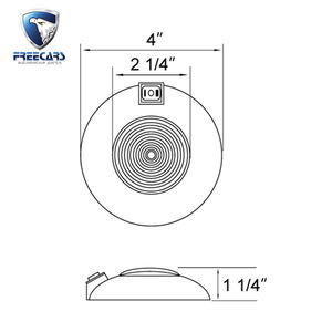 LED No.9/12/18/21 F5/3030 2 Interruptor de diseño de cable duro 2/3 Luz de techo LED Luz de camión de remolque - Product Image 3