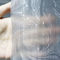 Rideau de douche Xin Shu 3D personnalisé, écologique, durable, imperméable, translucide gris argenté en PEVA pour salle de bain d'hôtel
