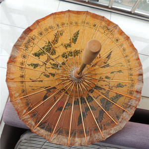 DD1515 Paraguas Clásico de Papel Encerado con Diseño de Dragón y Fénix de Tailandia, Impermeable, Decoración de Bar, Parasol Hecho a Mano - Product Image 5