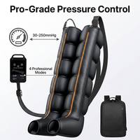 Nouvelles bottes de récupération à compression d'air intelligentes, 6 chambres indépendantes, masseur de jambes, affichage numérique, 23 niveaux de compression progressive