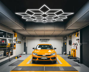 Lumières LED en forme de fleur à connexion sans soudure sur mesure, lumières de travail pour salle <span class=keywords><strong>d</strong></span>'exposition automobile, lumières <span class=keywords><strong>d</strong></span>'inspection, lumières en forme de flocon de neige - Product Image 2