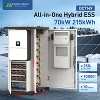 Système de stockage d'énergie industriel à batterie refroidi par air 70 kW 215 kWh JApower tout-en-un extérieur avec onduleur hybride Deye triphasé