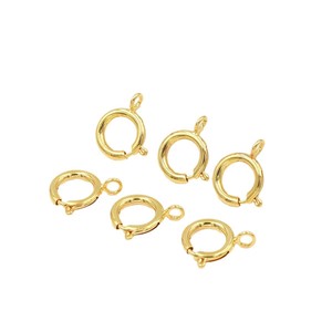 สร้อยข้อมือ สร้อยคอ เครื่องประดับ DIY ชุบทอง 14k พร้อมตัวล็อคแบบสปริง ตัวเชื่อมต่ออเนกประสงค์ B107 - Product Image 5