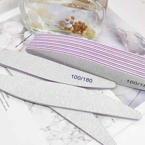 Willow Leaf Emery <b>Nail</b> <b>File</b> Thick Curved <b>Nail</b> Polish Rubbing Strip Portable Manicure Tool - Product Image 4