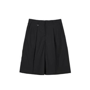 Shorts Bermuda pour Hommes en Coton 100% Noir Plissé, Classiques, Confortables et Tendance, Vente en Gros de Haute Qualité - Product Image 6