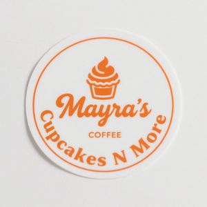 Logotipo personalizado de la marca 3D Dome resina pegatina A6 funda de teléfono decoración pegatina 3D resina epoxi etiqueta - Product Image 1