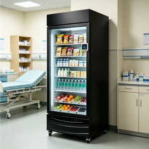 Distributeur automatique commercial intelligent de snacks et boissons, kiosque de vente au détail, refroidisseur de boissons 0-10°C, réfrigérateur distributeur IA autonome - Product Image 1