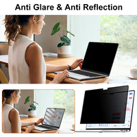 Protection d'écran de confidentialité LFD 02 Nano Adsorption PET pour MacBook Air 13 2018-2026, anti-rayures, anti-reflets, HD clair, anti-lumière bleue