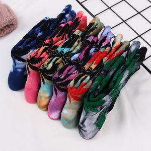 Fantasy Color Dye Sublimated Universe 3D Tie Dye Sublimation <span class=keywords><strong>Calcetines</strong></span> - Product Image 4