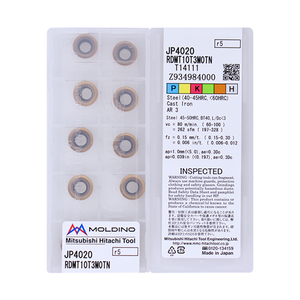 Rdmt10t3motn <span class=keywords><strong>jp4020</strong></span> 100% nhà sản xuất ban đầu Nhật Bản chèn CNC tungsten carbide chèn - Product Image 1