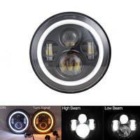 Phare de projecteur LED rond de 7 pouces, lumière spot LED 12V