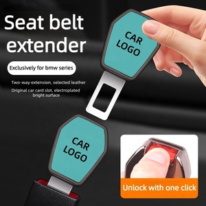 Boucle d'extension universelle pour <span class=keywords><strong>ceinture</strong></span> de sécurité automobile, compatible avec tous les types de voitures, anti-usure, bouton-poussoir, haute qualité, vente en gros - Product Image 2