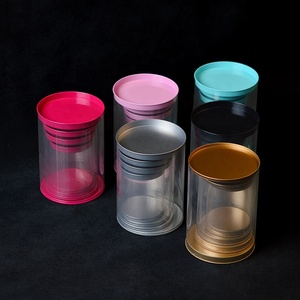 Có Thể Tái Chế Đồ Chơi Trong Suốt Bao Bì Hộp Thiếc Rõ Ràng <span class=keywords><strong>PVC</strong></span> Cửa Sổ Cho Son Môi Nước Hoa Tinh Dầu Trang Điểm Công Cụ Dầu Gội Lưu Trữ - Product Image 5