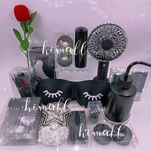 Fantaisie strass princesse <span class=keywords><strong>mini</strong></span> miroir de maquillage de poche luxe diamant bling <span class=keywords><strong>l</strong></span>èvre forme cils miroir de salon - Product Image 5