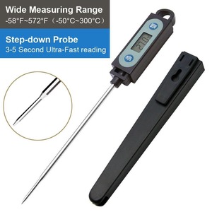Thermomètre numérique <span class=keywords><strong>sans</strong></span> <span class=keywords><strong>fil</strong></span> étanche à lecture instantanée avec <span class=keywords><strong>sonde</strong></span> en plastique pour four et cuisine, usage domestique – Meilleures ventes - Product Image 4