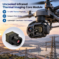 Module de caméra thermique 640x512 non refroidi VOx LWIR avec interface USB UVC CVBS MIPI pour la surveillance de sécurité OEM