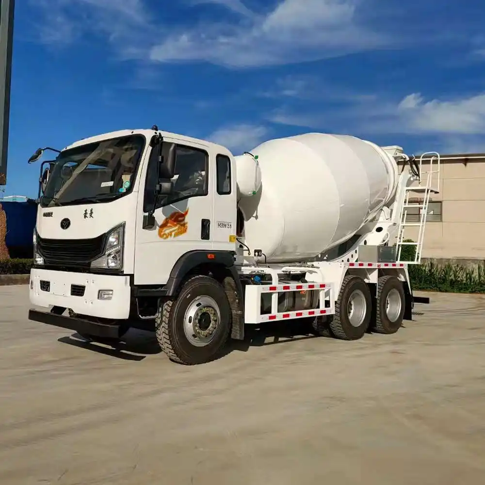 Mikser hacimsel 3m3 satılık otomatik beton harç kamyonu fiyat boyutları