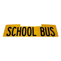 Autocollant réfléchissant de signe d'autobus scolaire auto-adhésif de feuille réfléchissante de catégorie de diamant