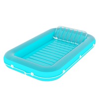 Lit flottant gonflable en PVC de qualité supérieure pour piscine, plage et resort