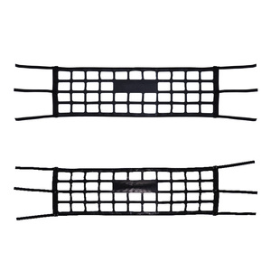 JDM, tamaño completo, 153cm x 46cm, Red de portón trasero de carga para camionetas, cama, ajuste Universal, accesorio Exterior negro resistente - Product Image 2