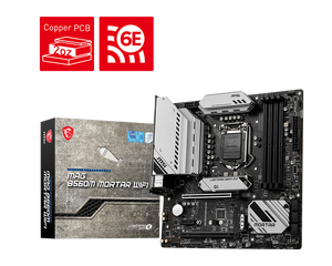 เมนบอร์ดเกมได้รับการตกแต่งใหม่ MS1ปูน B560M WiFi 4xDDR4 DIMM LGA 1200รองรับ I10/<span class=keywords><strong>i11</strong></span> - Product Image 1