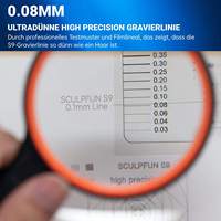 Graveur laser SCULPFUN S9 5,5 W, haute précision, découpe laser DIY, mini structure entièrement métallique, machine de gravure laser à diode