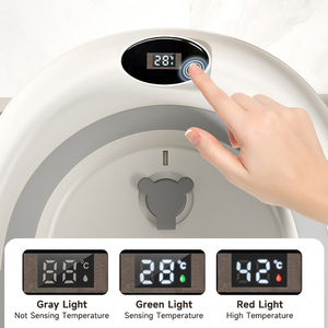 Purorigin OEM - Ensemble de <span class=keywords><strong>baignoire</strong></span> pliable portable 4-<span class=keywords><strong>en</strong></span>-1 pour bébé avec siège de bain et coussin de bain - Product Image 3