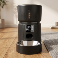 Comedero Programable para Mascotas de Calidad Superior con Temporizador Digital, Pantalla LCD y Gran Capacidad para Comida y Agua de Perros en Interiores