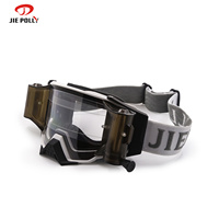 Gafas Deportivas magnétique OEM personnalisé Anti-buée Uv400 lentille Moto Motocross Moto lunettes lunettes échantillon pour adu