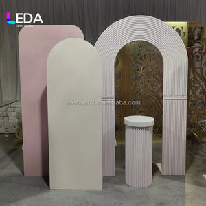 LEDA Nouvelle Arrivée Panneau de Fond Moderne en Acrylique pour Mariage et Anniversaire avec Support, Taille et Couleur Personnalisables, Décoration d'Arche pour Événements - Product Image 5