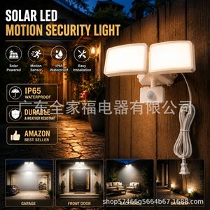 Reflector Solar LED de 120lm/W con Cuerpo de Plástico, Control Remoto, Montaje en Superficie y Sensor de Movimiento - Product Image 2