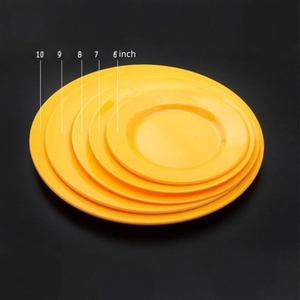 Vajilla Moderna Irrompible <span class=keywords><strong>de</strong></span> Plástico, Plato para Pescado con Borde Ancho, Fácil <span class=keywords><strong>de</strong></span> Limpiar, Plato Redondo <span class=keywords><strong>de</strong></span> <span class=keywords><strong>Melamina</strong></span> <span class=keywords><strong>de</strong></span> 6/7/8/9/10/11/12 Pulgadas - Product Image 3