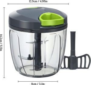 FACTORY Wholesale SMILE MOM Tritatutto Manuale per Aglio, Utensile da Taglio per Verdure e Frutta, per Ingrosso - Product Image 6