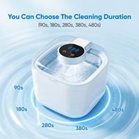 Nettoyeur à ultrasons M5, machine de nettoyage de bijoux, nettoyeur à ultrasons numérique portable, nettoyeur à ultrasons dentaire, nettoyeur à ultrasons pour bijoux et dents, nettoyeur à ultrasons domestique