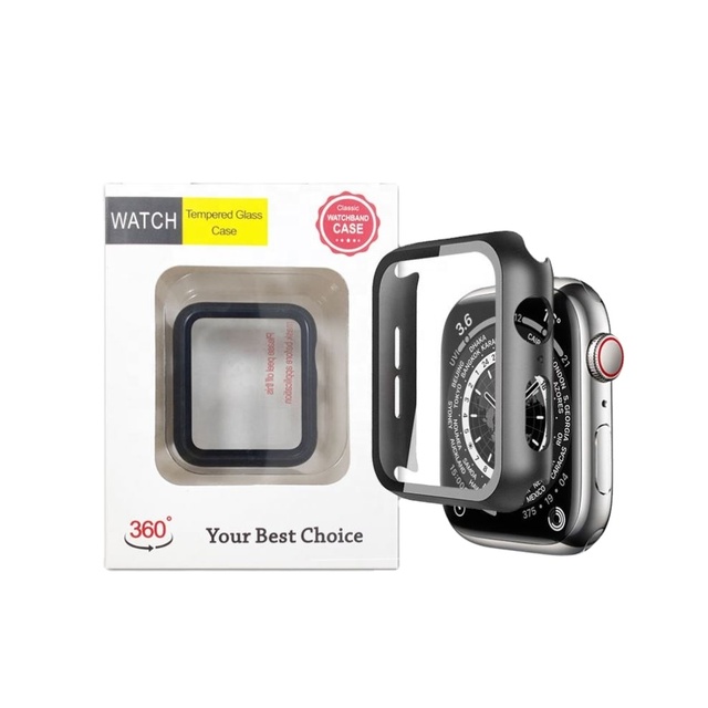 For Apple Watch Tempered Glass Screen Protector for Apple Watch 45mm Series Se 7 6 5 4 3 Glass