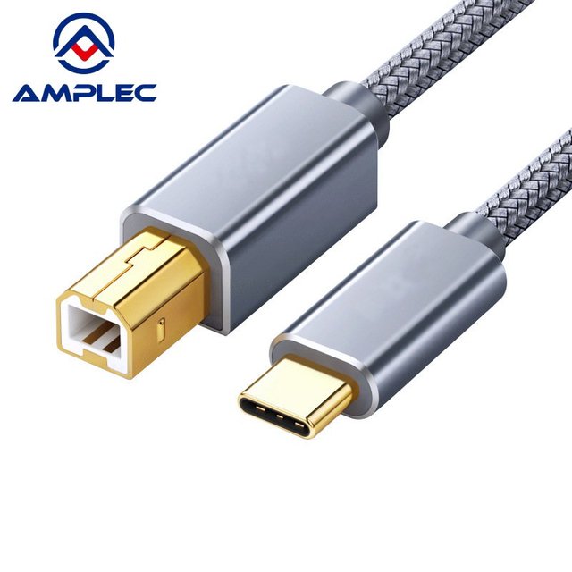 USB 3.0 Type C to Type B Printer Cable 5Gbps, Nylon Braided, Compatible with Printers, Docking Station,External Hard Drivers