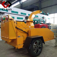Facile à utiliser de haute qualité déchets de jardin feuilles branche sciure de bois machines forestières déchiqueteuse à bois déchiqueteuse