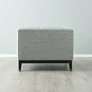 Mobilier personnalisé haut de gamme fauteuil en tissu de velours nordique moderne occasionnel salon salon Accent chaise de canapé simple - Product Image 4