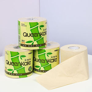 Papel Higiénico de Pulpa de Bambú, 10 Rollos por Paquete, Suave y Cómodo, Fabricante OEM - Product Image 1