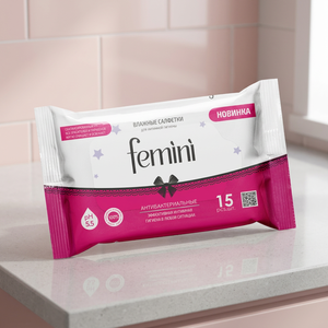 Feminine Intimate Hygiene Antiseptic Alcohol Free Wet Wipes 15 Pcs Gentle <b>Care</b> Sensitive Skin Travel Pack for Daily Wholesale - Product Image 3