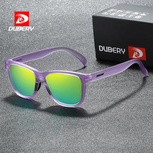 Occhiali da Sole Sportivi DUBERY Polarizzati UV400 con Montatura Completa Unisex, Trendy <span class=keywords><strong>in</strong></span> Verde/<span class=keywords><strong>Rosa</strong></span> e Rosso - Product Image 4